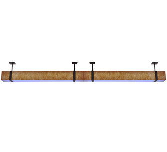 Quadrato LED Linear Semi-Flushmount in Timeless Bronze (57|129574)
