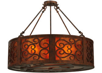 Dean Four Light Inverted Pendant in Antique Rust (57|129145)