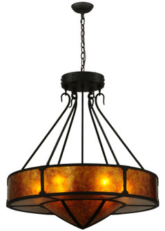 Timber Six Light Inverted Pendant in Oil Rubbed Bronze (57|129115)