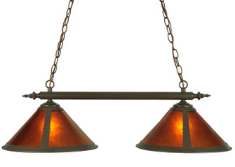 Sutter Two Light Island Pendant in Timeless Bronze Mahogany Bronze (57|129114)