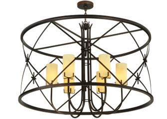 Penelope Six Light Chandelier in Mahogany Bronze (57|128923)