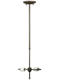 Inverted Pendant Hardware Two Light Pehdant Hardware in Oil Rubbed Bronze (57|127891)