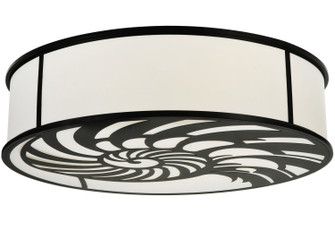 Nautilus Ten Light Flushmount in Antique Iron Gate (57|127487)