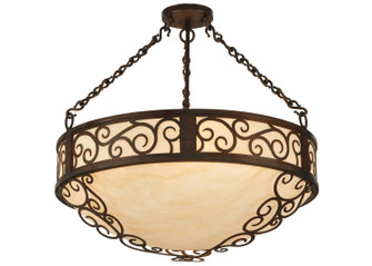 Lilliana Four Light Pendant in Red Rust (57|127260)