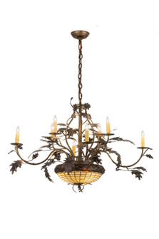 Greenbriar Oak 11 Light Chandelier in Antique Copper,Burnished (57|126808)