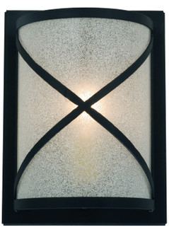 Whitewing One Light Wall Sconce in Textured Black (57|126477)