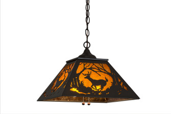 Deer at Dawn Two Light Pendant in Timeless Bronze (57|126272)