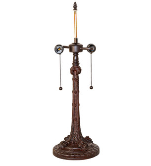 Floral Two Light Table Base in Mahogany Bronze (57|126080)