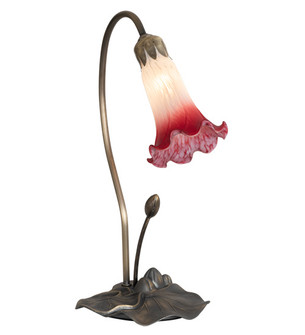 Pink/White One Light Accent Lamp in Mahogany Bronze (57|12517)