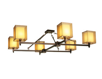 Horizon Bay Six Light Semi-Flushmount in Mahogany Bronze (57|125067)