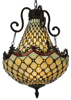 Jeweled Katherine Five Light Pendant in Mahogany Bronze (57|124833)