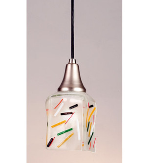 Metro Fusion One Light Mini Pendant in Brushed Nickel (57|12428)