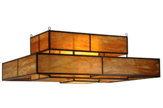 Fellowship Eight Light Flushmount in Antique Rust (57|124252)
