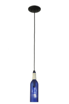 Coastal Collection One Light Mini Pendant in Black Metal (57|124035)