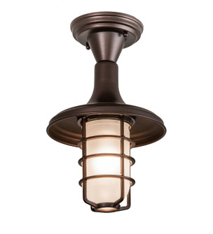 Bellevue One Light Flushmount in Mahogany Bronze (57|123959)