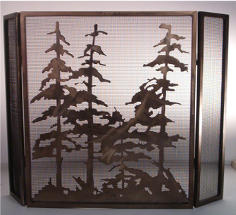 Tall Pines Fireplace Screen in Antique Copper (57|12393)