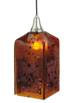 Metro Fusion One Light Mini Pendant in Brushed Nickel/Black Cord (57|123746)