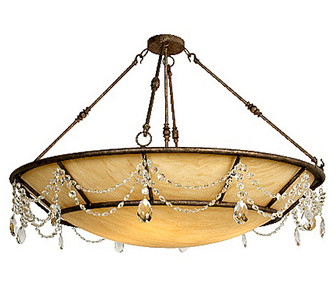 Anika Eight Light Pendant in Pompeii Gold (57|122492) Anika Eight Light Pendant in Pompeii Gold (57|122492)