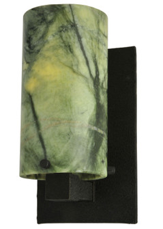 Cilindro One Light Wall Sconce in Black Cracked Ice (57|121999)