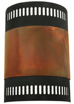 Elements Two Light Wall Sconce in Acid Burnt Copper/Midnight (57|121817)