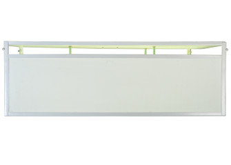 Quadrato Four Light Flushmount in Gloss White (57|120840)