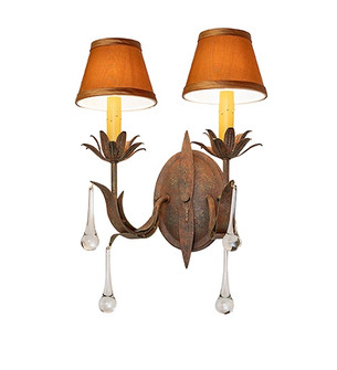 Slenderleaf Two Light Wall Sconce in Capri (57|120771)