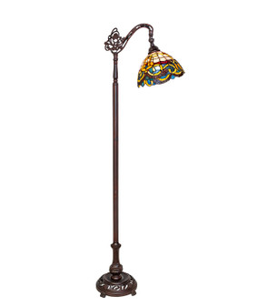 Saturday Morning Bridge Arm Floor Lamp in Mahogany Bronze (57|120578)