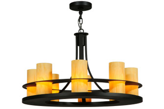 Arion Eight Light Pendant in Black Textured (57|120449)
