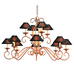 Quinton 12 Light Chandelier in Cortez Gold (57|120345)