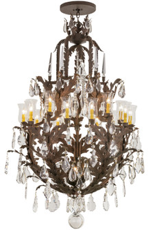 French Baroque 16 Light Chandelier in Gilded Tobacco (57|120332)