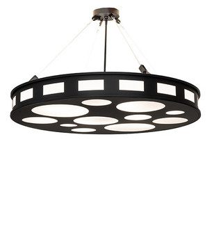 Geo 12 Light Semi-Flushmount in Blackwash (57|120274)