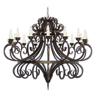 Symen 16 Light Chandelier in Cajun Spice (57|120265)