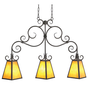 Wellington Three Light Pendant in Gilded Tobacco (57|120258)