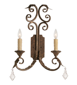Serratina Two Light Wall Sconce in Cajun Spice (57|120211)