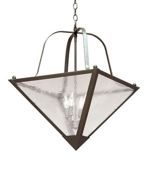 Zale Four Light Pendant in Copper Rust (57|119836)