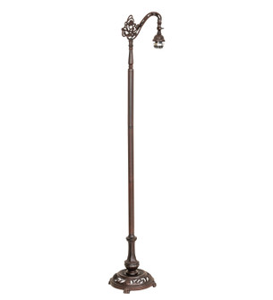 Floor Base One Light Bridge Arm Floorbase in Mahogany Bronze (57|119647)