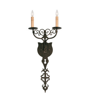 Merano Two Light Wall Sconce in Pompeii Gold (57|119049)