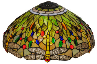 Tiffany Hanginghead Dragonfly Shade in Antique Brass (57|118846)