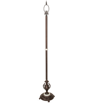 Urn Handle One Light Floor Base in Mahogany Bronze/White Onyx (57|11884)