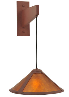 Mission One Light Wall Sconce in Rust (57|118813)