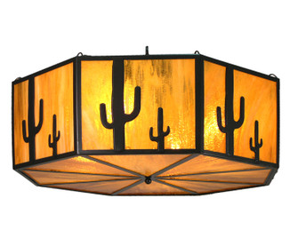 Southwest Eight Light Semi-Flushmount in Timeless Bronze (57|11849)