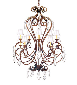 Josephine Ten Light Chandelier in Pate (57|118198)