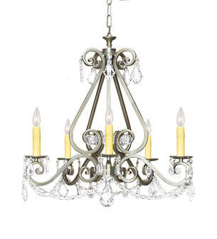 Adrianna Five Light Chandelier in French Bronze (57|118041)