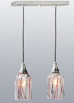 Metro Fusion Two Light Island Pendant in Nickel (57|117930)