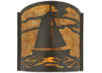 Sailboat Two Light Wall Sconce in Timeless Bronze (57|117834)