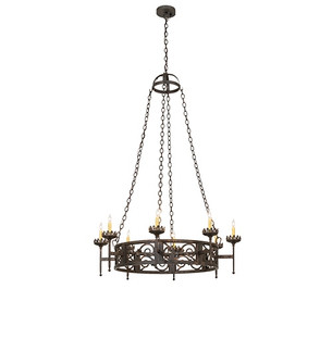 Majella Eight Light Chandelier in Gilded Tobacco (57|117275)