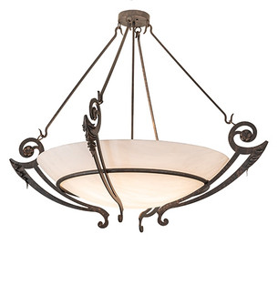 Ceres Six Light Semi-Flushmount in Gilded Tobacco (57|116828)