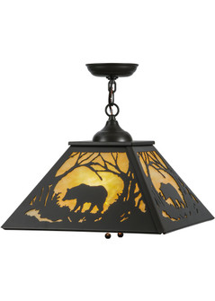 Bear at Dawn Two Light Pendant in Timeless Bronze (57|116580)