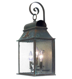 Bastille Three Light Wall Sconce in Golden Verde (57|115915)