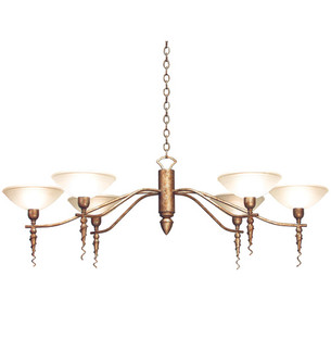 Blanca Six Light Chandelier in Corinth (57|115730)